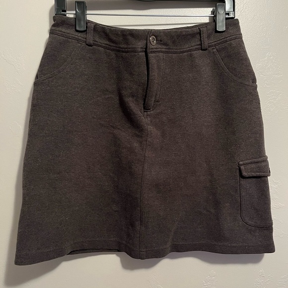 Duluth Trading Co. Gray Cargo Skirt - Picture 2 of 10